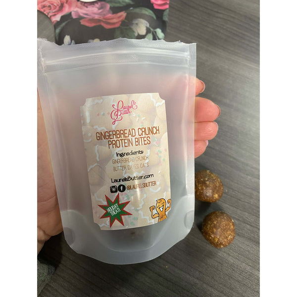 Gingerbread Protein Bites